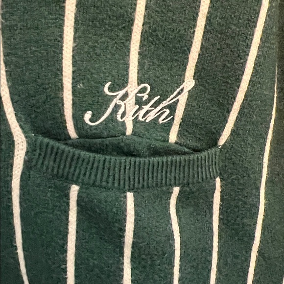 Kith Green and cream pinstripe Sweater - Picture 3 of 5